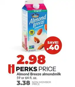 Hy-Vee Almond Breeze almondmilk offer