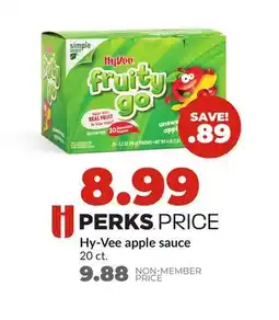 Hy-Vee Hy-Vee apple sauce offer