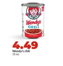 Hy-Vee Wendy's chili offer