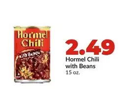 Hy-Vee Hormel Chili with Beans offer