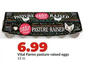 Hy-Vee Vital Farms pasture-raised eggs offer