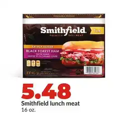 Hy-Vee Smithfield lunch meat offer