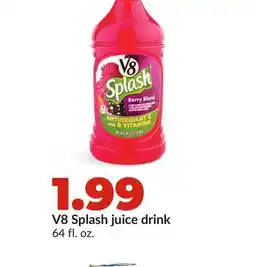 Hy-Vee V8 Splash juice drink offer