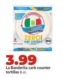 Hy-Vee La Banderita carb counter tortillas offer
