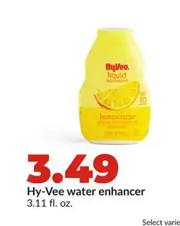 Hy-Vee Hy-Vee water enhancer offer