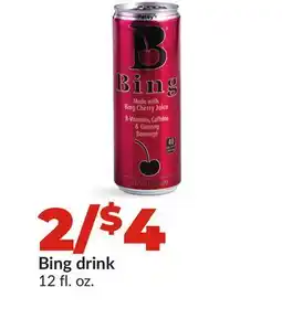Hy-Vee Bing drink offer