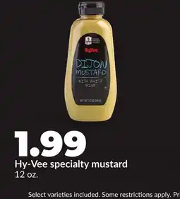 Hy-Vee Hy-Vee specialty mustard offer