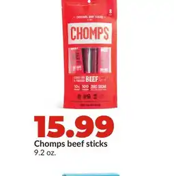 Hy-Vee Chomps beef sticks offer