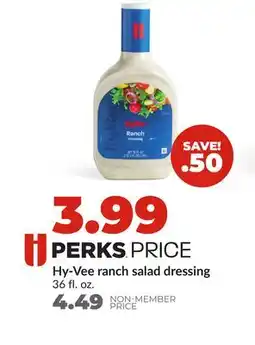 Hy-Vee Hy-Vee ranch salad dressing offer