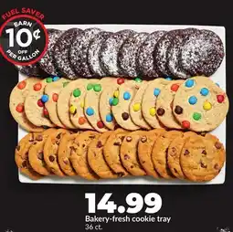 Hy-Vee Bakery-fresh cookie tray offer
