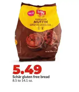 Hy-Vee Schär gluten free bread offer