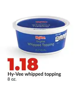 Hy-Vee Hy-Vee whipped topping offer