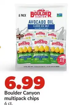 Hy-Vee Boulder Canyon multipack chips offer