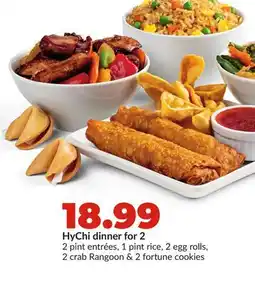 Hy-Vee HyChi dinner for 2 offer