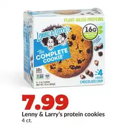 Hy-Vee Lenny & Larry's protein cookies offer