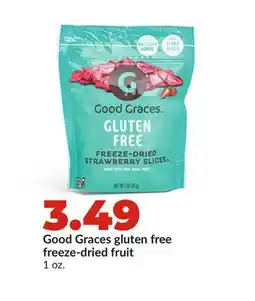 Hy-Vee Good Graces gluten free freeze-dried fruit offer