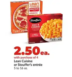 Hy-Vee Lean Cuisine or Stouffer's entrée offer