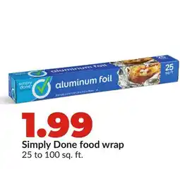 Hy-Vee Simply Done food wrap offer
