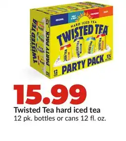 Hy-Vee Twisted Tea hard iced tea offer