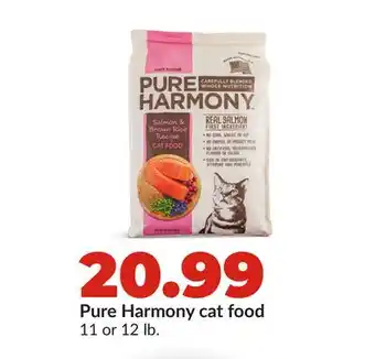 Hy-Vee Pure Harmony cat food offer