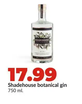 Hy-Vee Shadehouse botanical gin offer