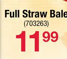 Ace Hardware Full Straw Bale offer