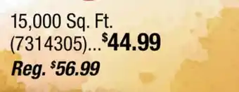 Ace Hardware 15, 000 Sq. Ft offer