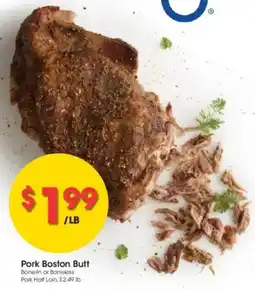 Kroger Pork Boston Butt offer
