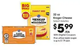 Kroger Kroger cheese offer