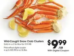 Kroger Wild-caught snow crab clusters offer