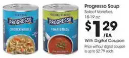 Kroger Progresso soup offer