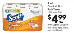 Kroger Scott Comfort Plus Bath Tissue offer