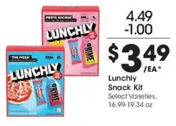 Kroger Lunchly snack kit offer