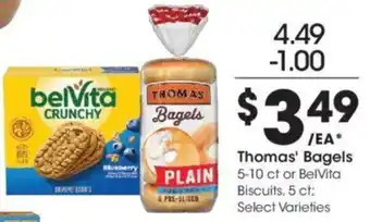 Kroger Thomas' Bagels offer
