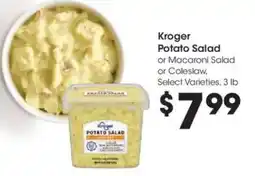 Kroger Kroger potato salad offer