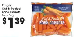 Kroger Kroger Cut & Peeled Baby Carrots offer