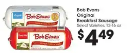 Kroger Bob Evans Original Breakfast Sausage offer