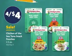 Family Dollar Chicken of the Sea Tuna Snack Pouches offer