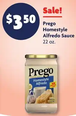Family Dollar Prego Homestyle Alfredo Sauce offer