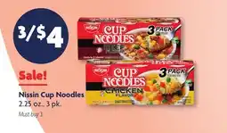 Family Dollar Nissin Cup Noodles offer