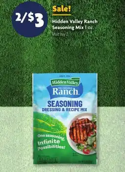 Family Dollar Hidden Valley Ranch Seasoning Mix offer