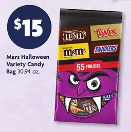 Family Dollar Mars Halloween Variety Candy Bag offer