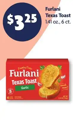 Family Dollar Furlani Texas Toast offer