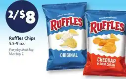 Family Dollar Ruffles Chips offer