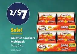 Family Dollar Goldfish Crackers Multipack offer