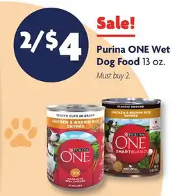Family Dollar Purina ONE Wet Dog Food offer