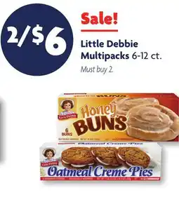 Family Dollar Little Debbie Multipacks offer
