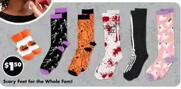 Dollar Tree Scary Feet for the Whole Fam offer