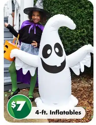 Dollar Tree 4-ft. Inflatables offer
