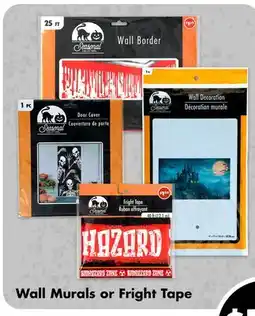 Dollar Tree Wall Murals or Fright Tape offer